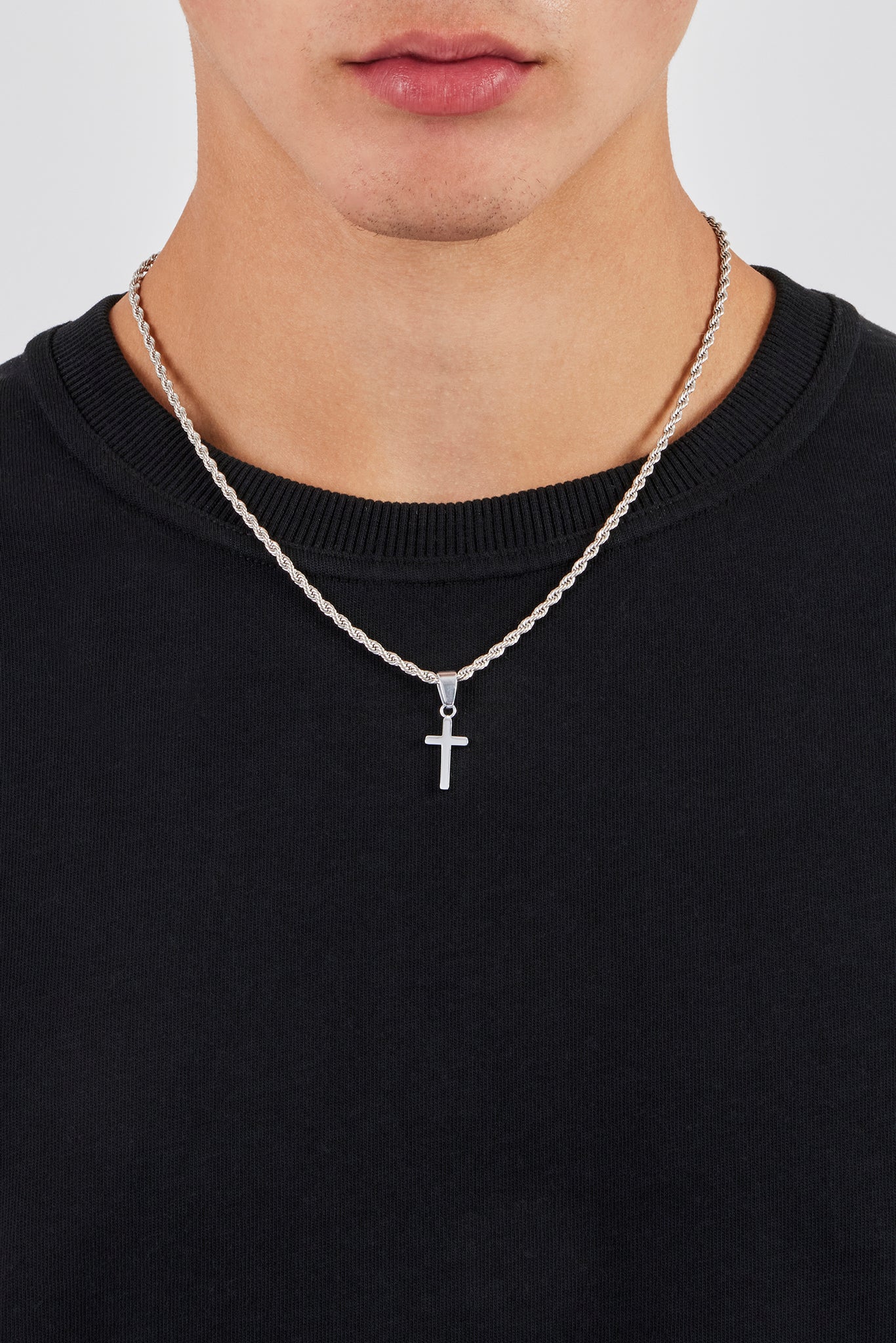18mm Polished Cross Pendant
